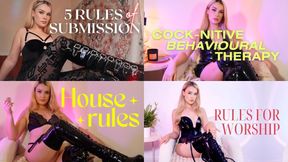 SUBMISSIVE SLAVE TRAINING COLLECTION - Sensual Goddess Worship and Mental Domination