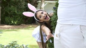 Petite stepsister find stepbrother's big eggs and gets anal sex