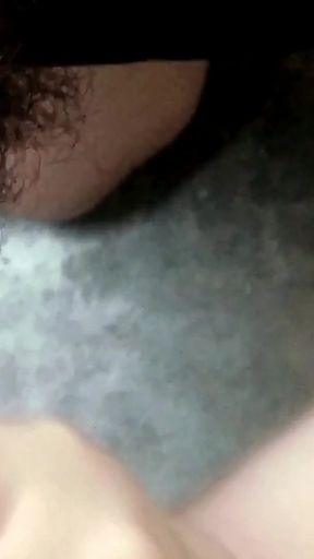 Iconic moment from "Quick Breaktime Blowjob Kneeling to Suck His Cock"