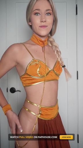 Princess Leia Striptease
