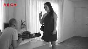 Shy babe fuck at interview