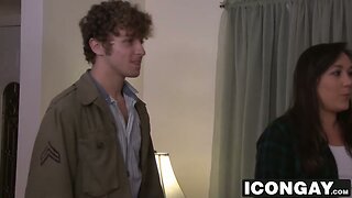 Twink gets ass fucked for the first time by a hot jock