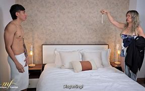 Mature Stepmother Takes Her Stepson's Virginity Without a Condom - Monique Fuentes & Esteban Gamboa