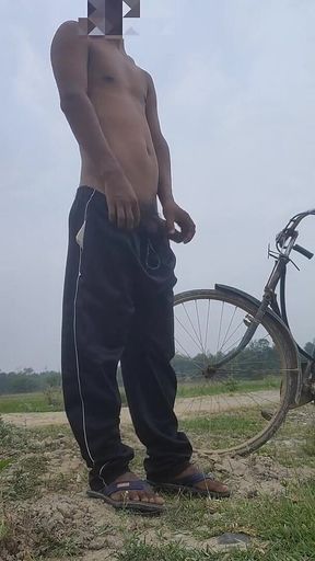 Outdoor Roadside Gay Men Masturbation Sex Video