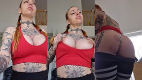 une video de mes gros seins ,et su tu regarde bien j ai bobo ,le kine m a fait ...