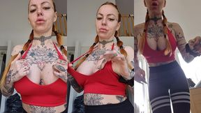 une video de mes gros seins ,et su tu regarde bien j ai bobo ,le kine m a fait ...