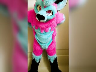 Absolutely An "Accident" - A full fursuiter voids urine themselves