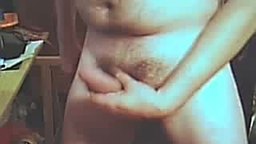 Uncut hard dick with cockring