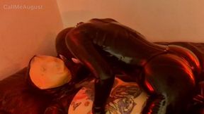 Sensual Latex Rebreather Play, Chastity Teasing and Fucking
