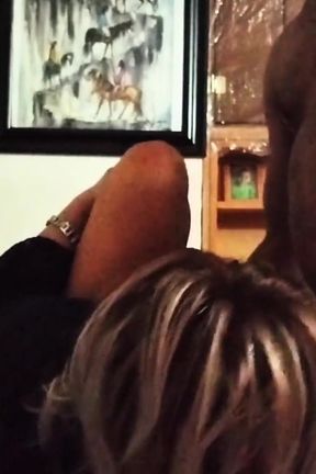Bigdaddy8inchz and Sissy Erika Blow and Jerk Each Other off