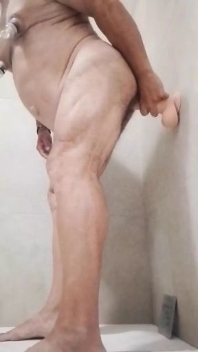 in the shower