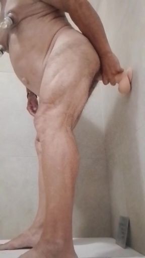 in the shower