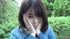 Slutty Asians  Shy masturbation in the car