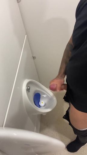 Bathroom Piss and Jerk
