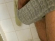 Inflating my Dick in my underwear then playing a bit with it.