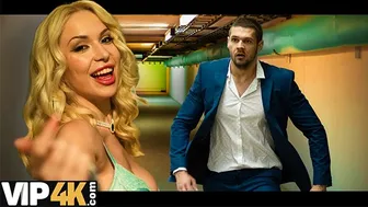 A blonde succubus seduces a stranger for hard anal in an abandoned place