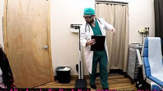 Genesis Gets 1st Gyno Exam By Nurses Aria Nicole & Channy Crossfire As Doctor Tampa Watches!