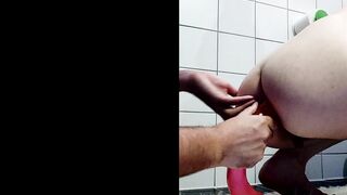 Getting my Holes Filled with Double Sex Toy