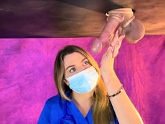Kittybegood - Hot Blonde Nurse Drains Big Cock And Balls In