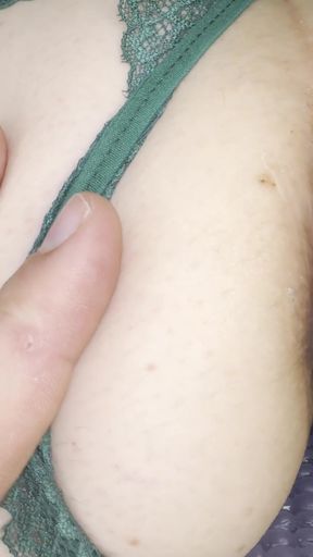 Emotional moment from "Intense pussy fuck with corn dildo!"