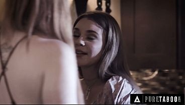 Babysitter Gabbie Carter agrees to a steamy taboo threesome with kinky couple