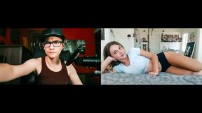 ”Dont you get hard watching your step sister”