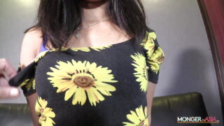 Horny small tits whore in piercing assfucked by big cock