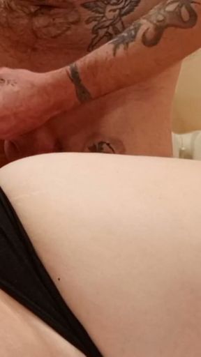 my wife loves when I cum on her panties close up   Clip 1