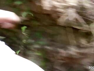 Jogging Older Woman Charlotte entice to Beach Sex by S