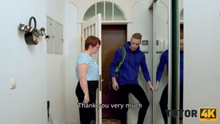 TUTOR4K. Redhead teacher is known for being strict but this myth has been debunked