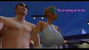 Wife Succumbs to Husbands Seductive Boss in Hot Sims 4 Affair