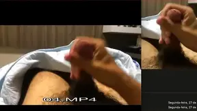 Brazilian Stallion Moans Loud as He Jerks His Hairy, Throbbing Pole – 18+