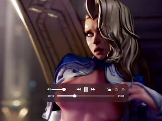 Hardcore Transgender Booty Slapping Banging, Luna Snow Gets Cum Overspread Whilst Cumming