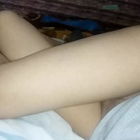 In My Horny Bed Without Underpants Do You Like My Legs?