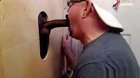 Interracial Gloryhole Double Blow Job