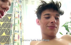 3 sexy twinks fuck