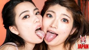 Spit and Drool - Kinky Girls Taste and Play with Saliva (4K Video)