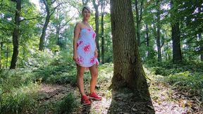 Amateur couple outdoor sucking, fucking, cum swallowing