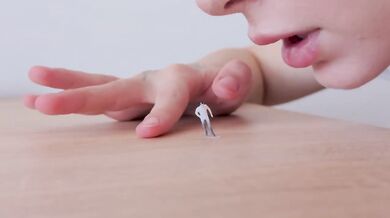 Giantess redhead swallows cute 18 year girl in ASMR feast exclusive amateur
