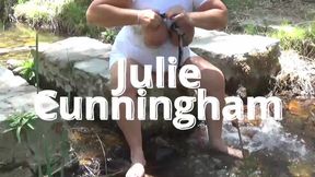 Washing Dirty Tits in a Stream