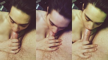 Sucking That Thick Cock Real Sloppy and Messy