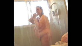 bbw voyeur shower