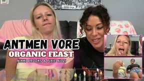 Organic Shrunken Snacks: A Vore Session with Nikki Brooks and Pixie Kinzi 4K