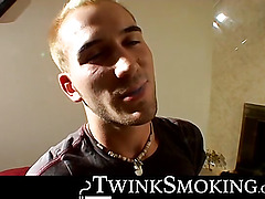 Sensual cock stroking and hardcore chainsmoking by hairy Jacob