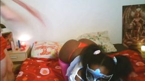 Live I whip my black girl &mdash;  lick her ass and fuck her hard BDSM