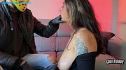 Masked man catches his BIG ASS prey and fucks her hard BIG COCK cumming hard on her big tits