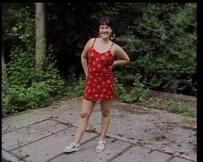 Amateur Babe From Germany Playing with Her Pussy Outside