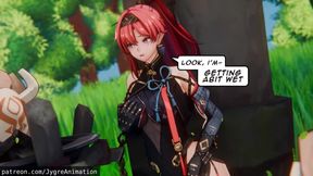 Yinlin Finding Herself in an Awkward Situation