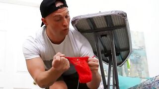 Zac Wild Eats His Teenage Roomate 'Lulu Chu's' Dark Snatch
