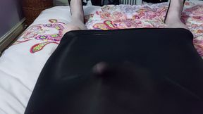 CD wank and cum in skirt